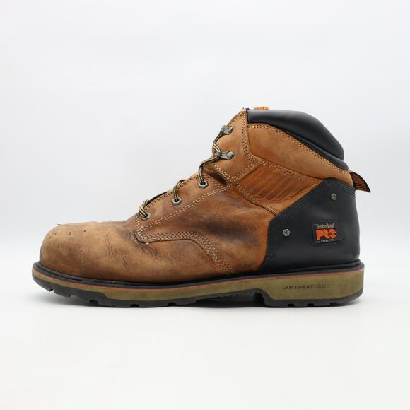 Timberland Pro Ballast 6” Men\'s US Size 14 W Steel Toe Brown Leather main image 4